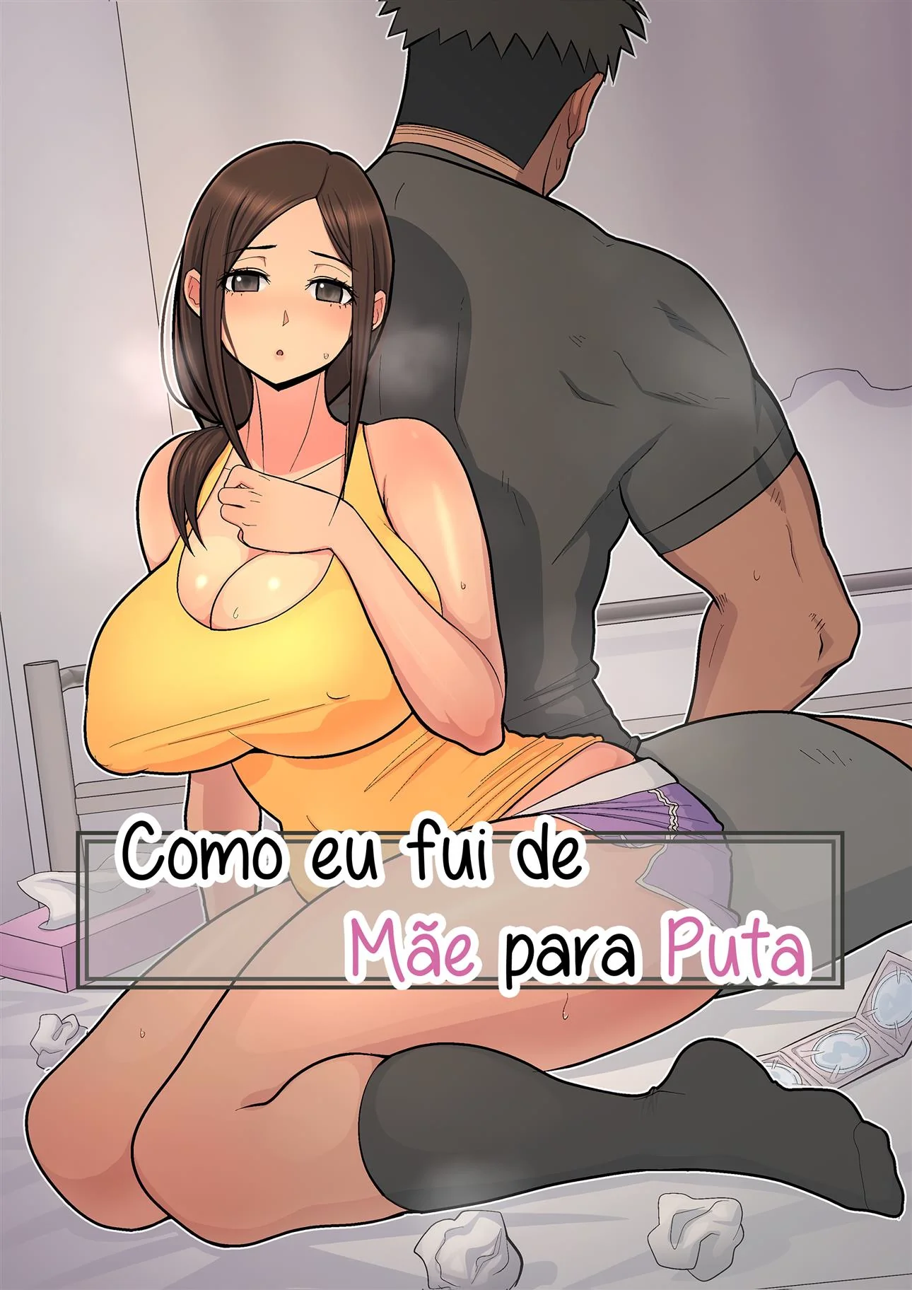 Mãe Piranha Transa com Filho Tarado em Hentai HQ Brasileiro