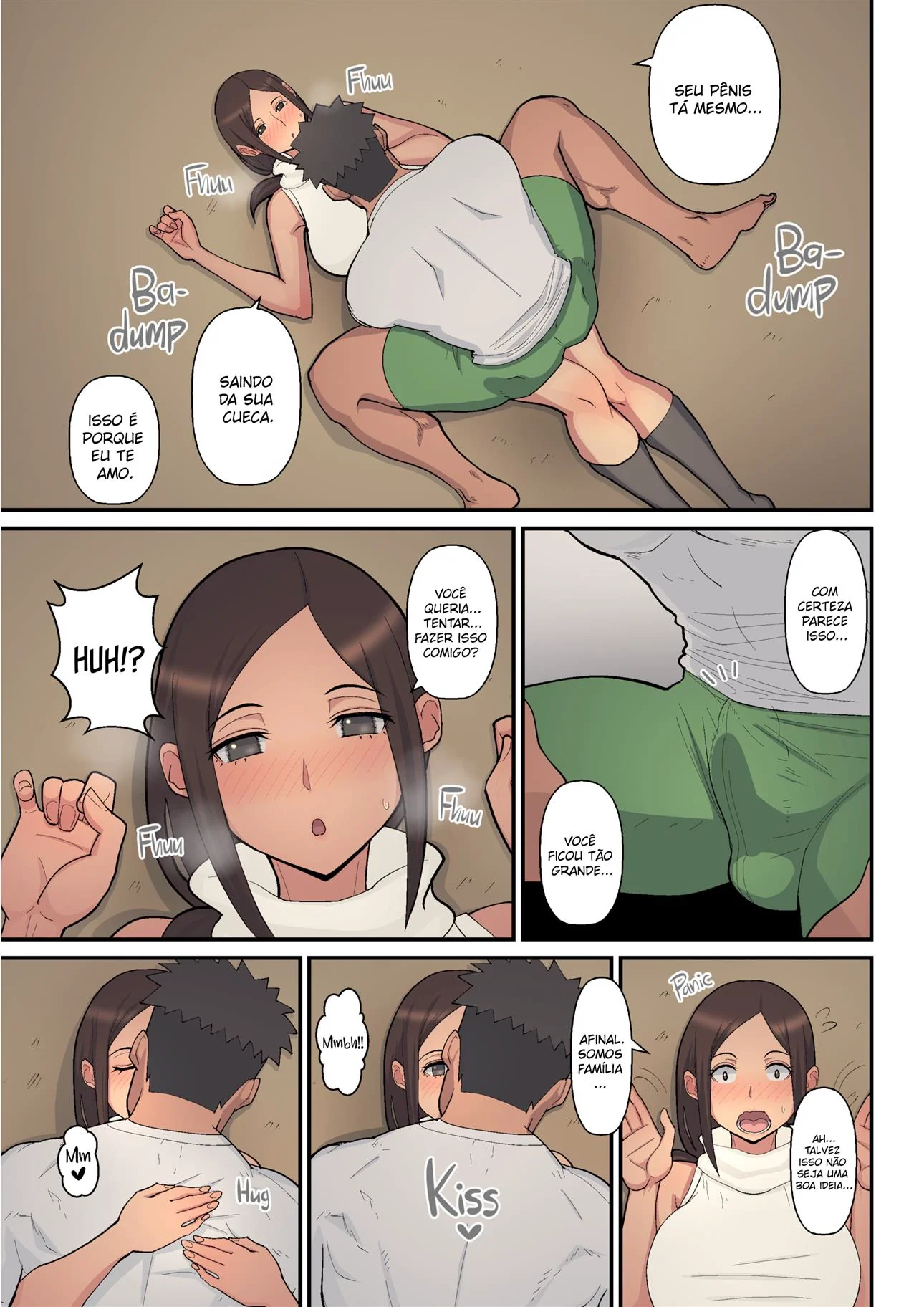 Mãe Piranha Transa com Filho Tarado em Hentai HQ Brasileiro