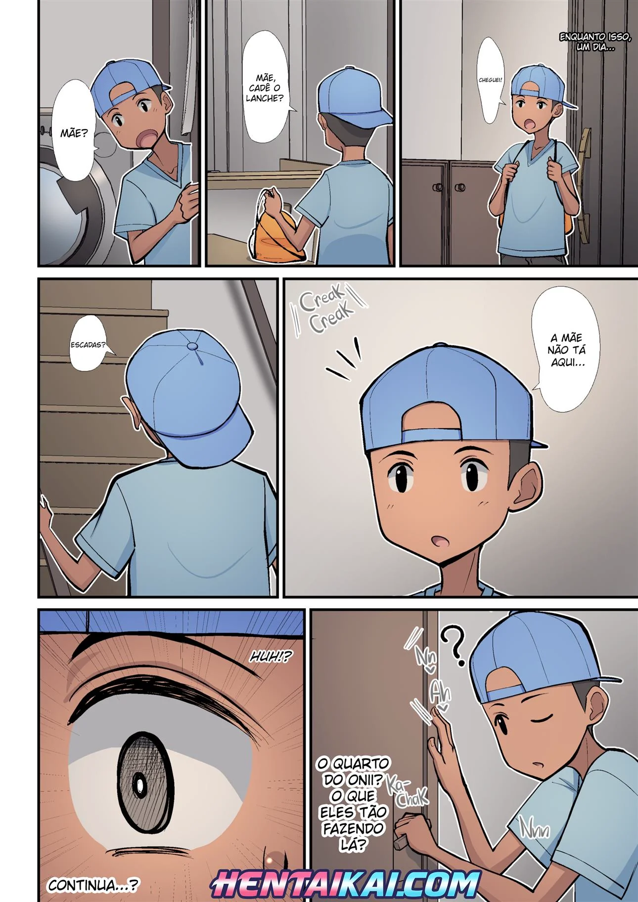 Mãe Piranha Transa com Filho Tarado em Hentai HQ Brasileiro