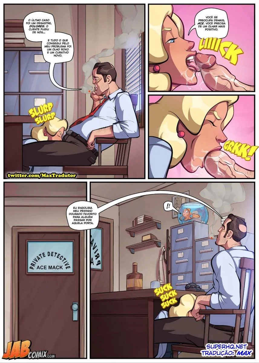 Detetive particular metendo a pica na investigação – Quadrinhos Eroticos em Hentai