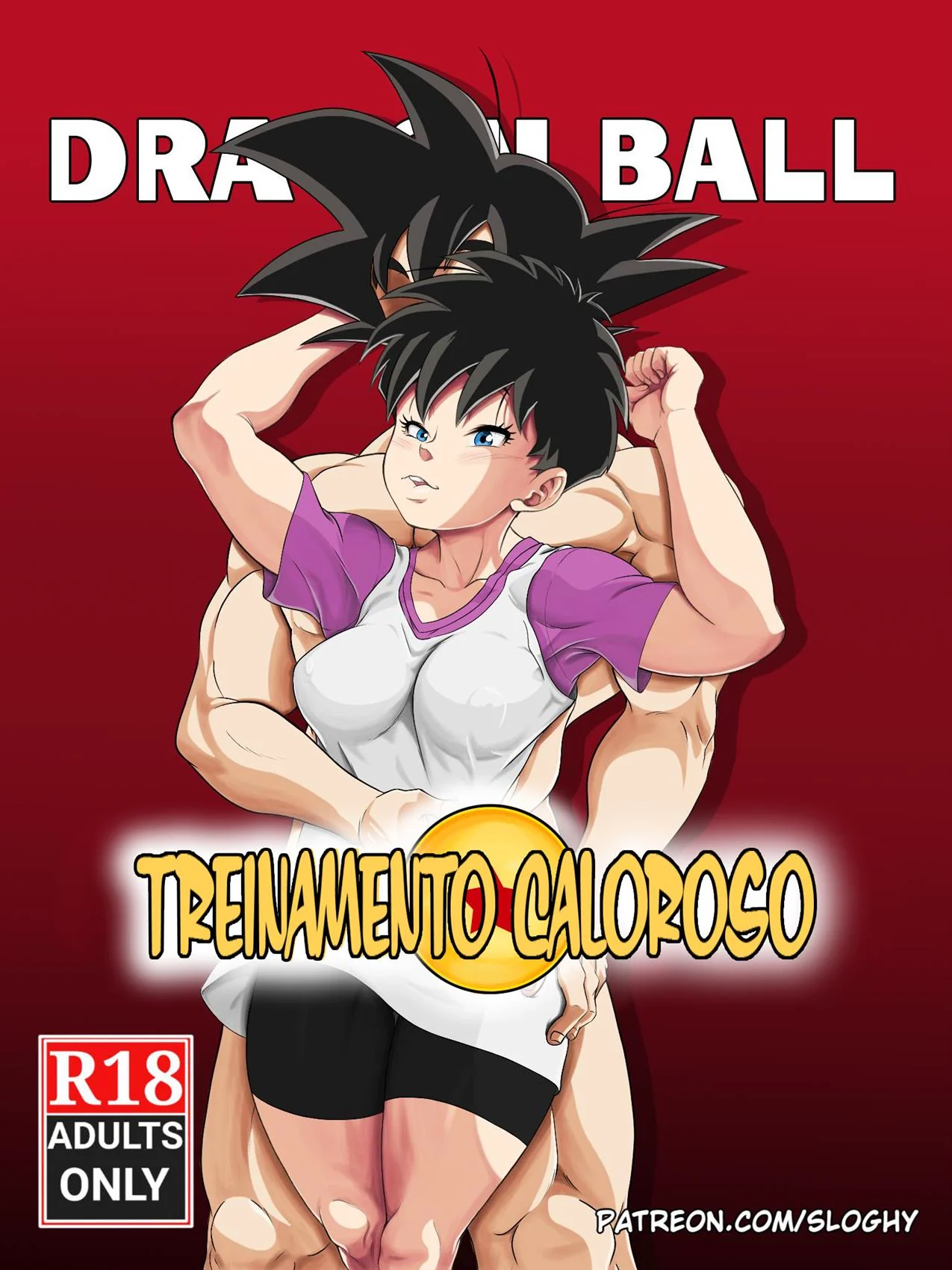 Goku Pelado: Videl Ajuda o Tarado a Resolver seu Problema na Pica Dura – Dragon Ball Hentai HQ Brasileiro