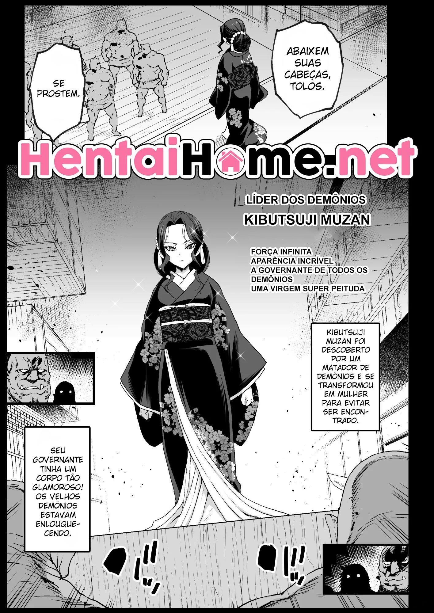 Shinobu Caçadora de Demônio Tem Sua Buceta Arrombada em Hentai HQ Brasileiro