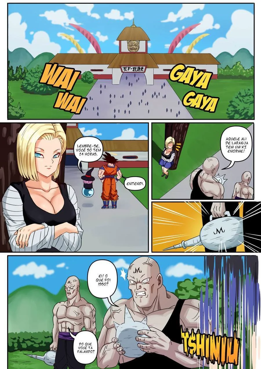 Gohan Metendo Fundo na Buceta Deliciosa da Android 18 em Hentai HQ