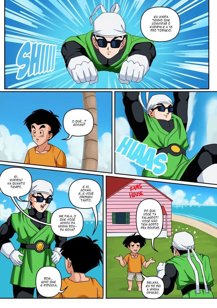 Gohan Metendo Fundo na Buceta Deliciosa da Android 18 em Hentai HQ