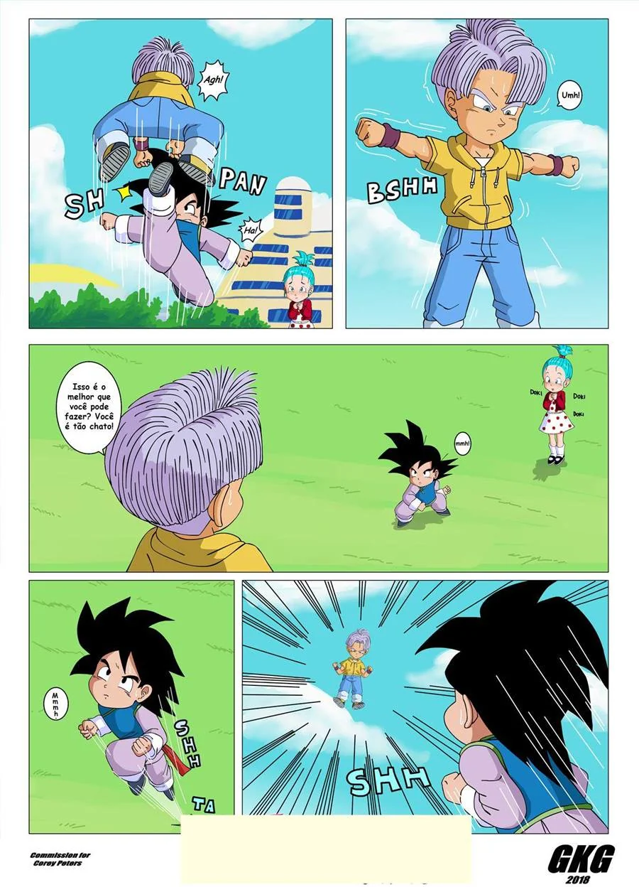 Safadinha Bura vs Goten – A transa mais picante em quadrinhos hentai em HQ Brasileira