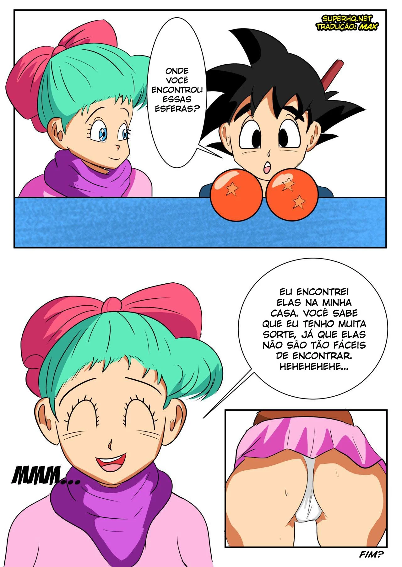 Bulma e suas Esferas do Dragão Hq: A piranha das 7 esferas do Dragon Ball em Hentai HQ Brasileiro