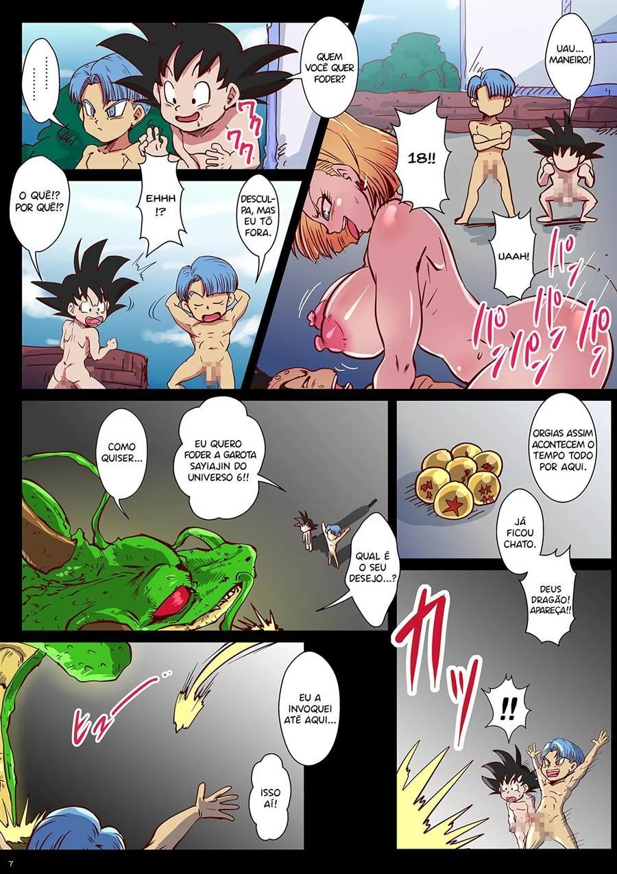 Dragon Ball Hentai: DragonParadise – Putaria intensa com as gostosas de Dragon Ball em HQ Brasileiro