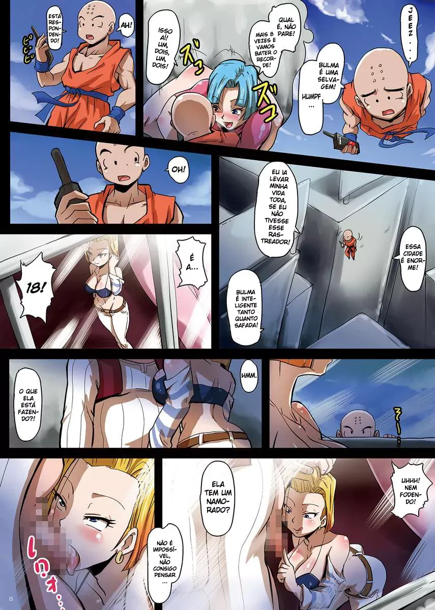 Dragon Ball Z: Androide 18 Escrava Sexual de Kuririn – O Pau Pervertido de Dragon Ball Z em Ação hentai HQ