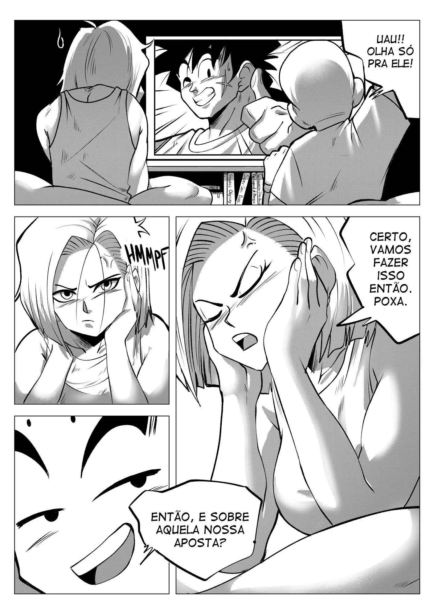Dragon Ball Super Hentai Porno: Androide 18 transando