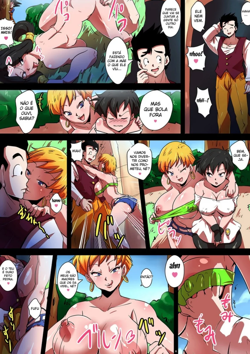 Goten Arregaçando a Buceta da Própria Vadia da Mãe – Hentai HQ Brasileiro