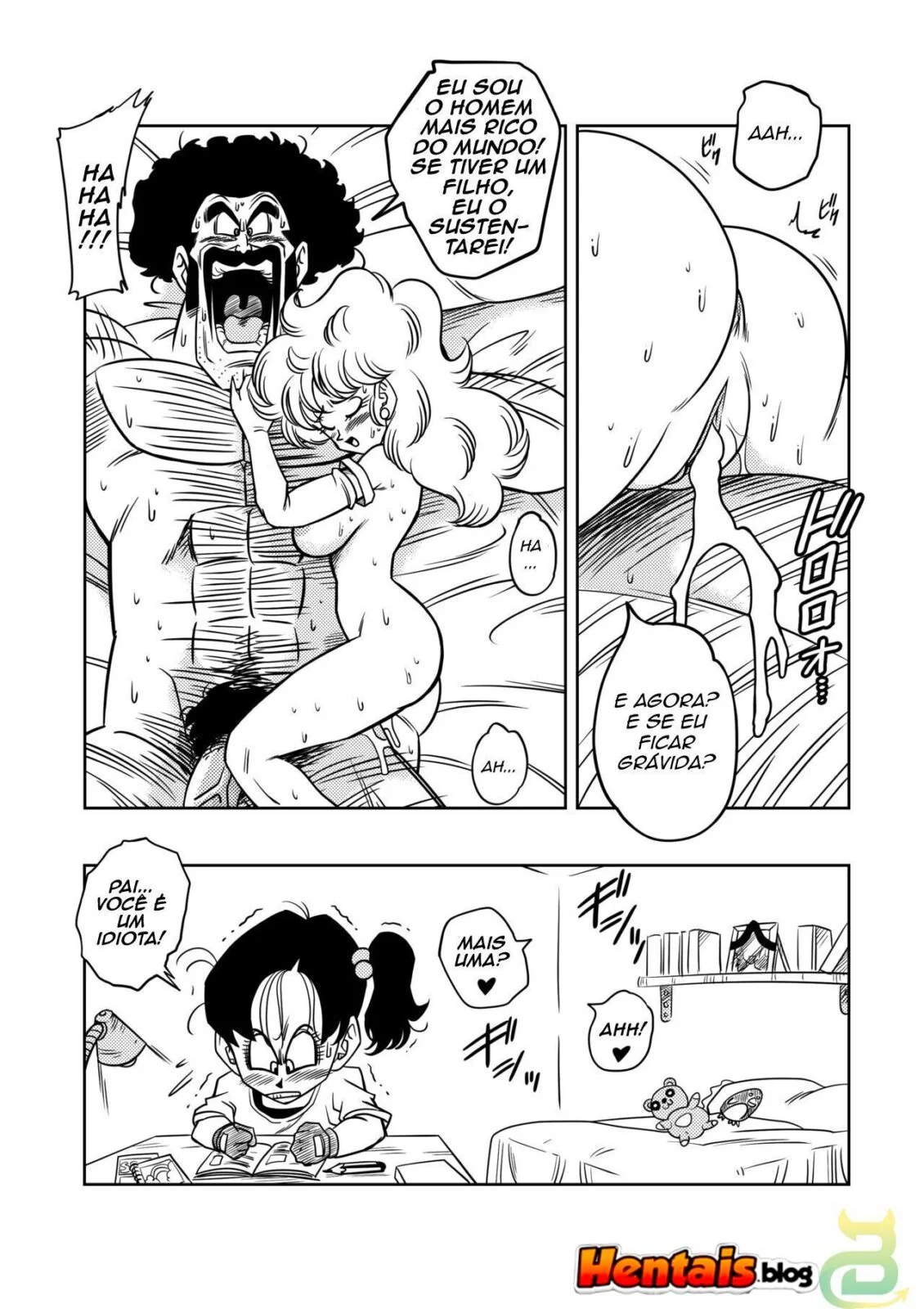 Dragon Ball z Hentai Porno: Treinamento Secreto do Mr. Satã