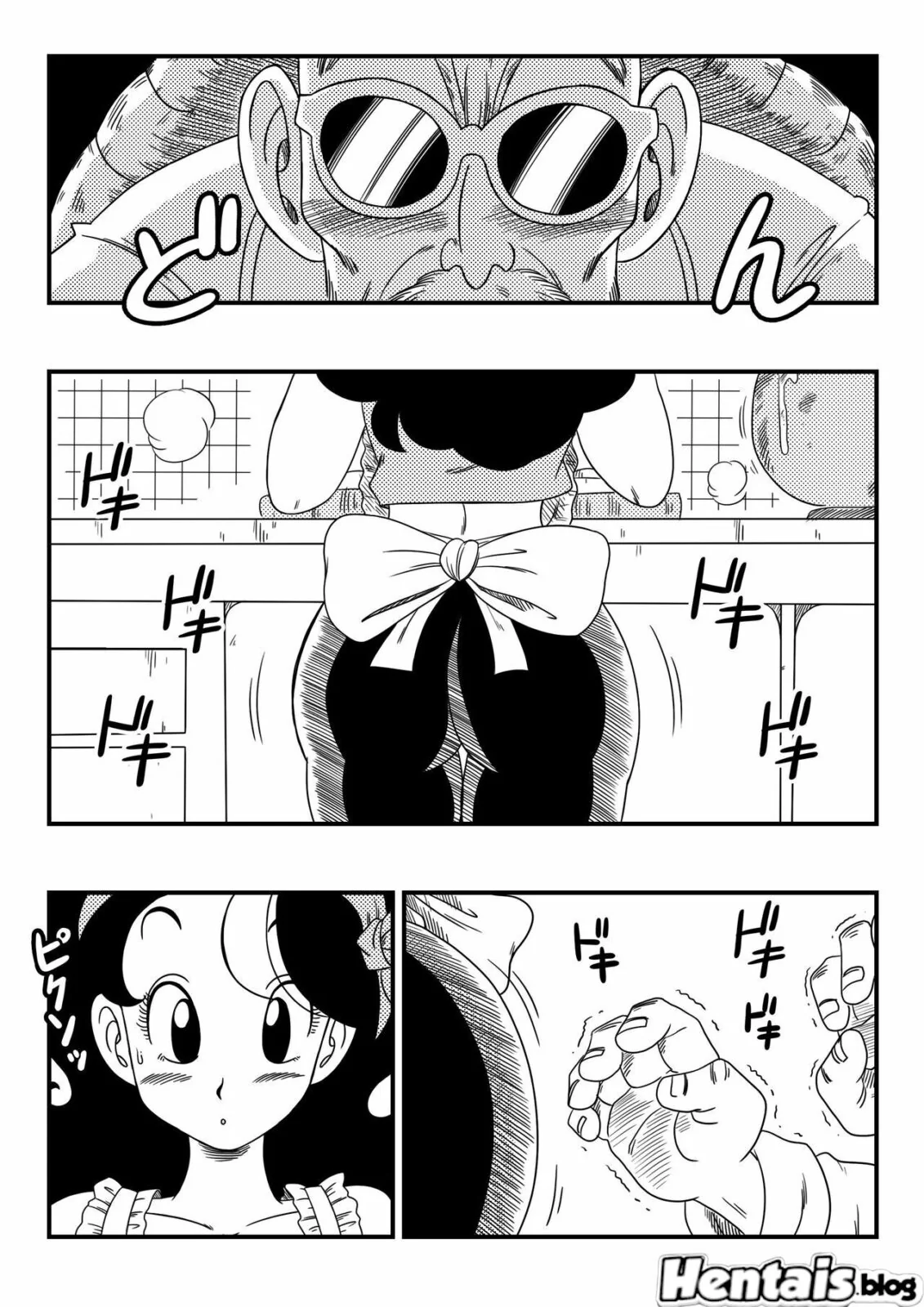 Dragon Ball z: Mestre Kame Fudendo bucetinha da Lunch