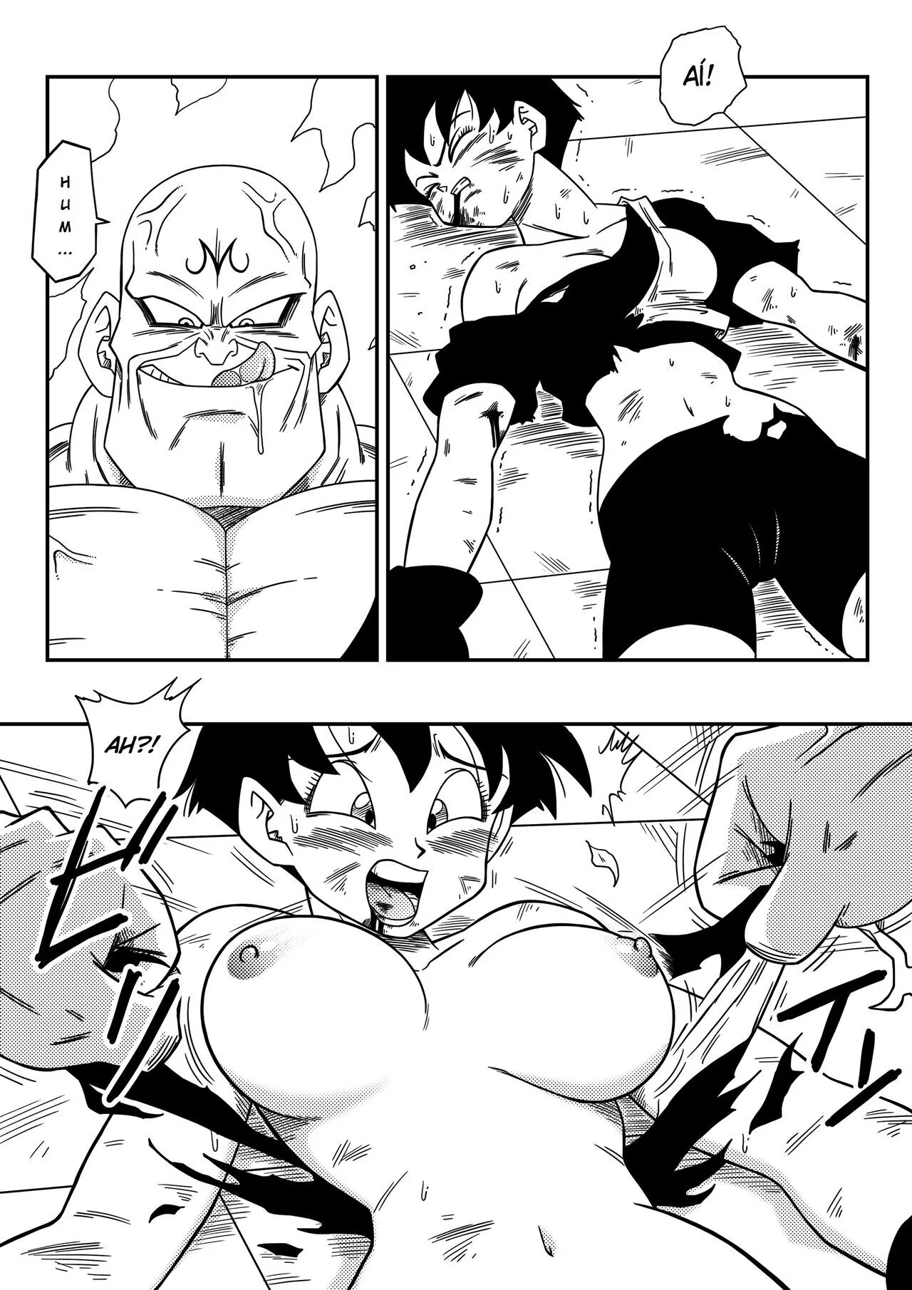 Videl levando piroca do Spopovich em Dragon Ball Z Hentai HQ Brasileiro