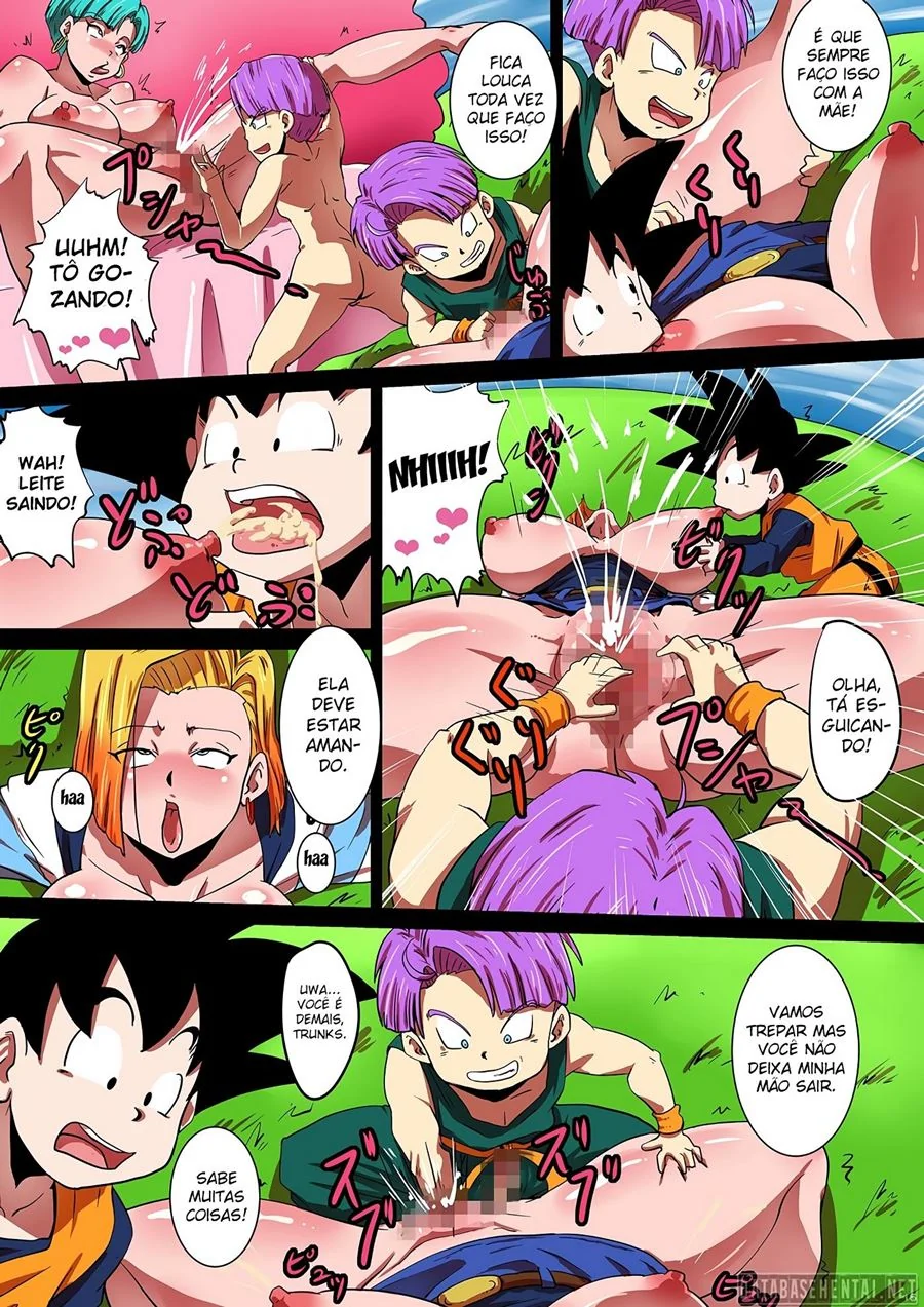 Androide 18 Encontrando Dois Pauzudos em Dragon Ball Hentai: Shotacon Hole! – Em Hentai HQ Brasileiro