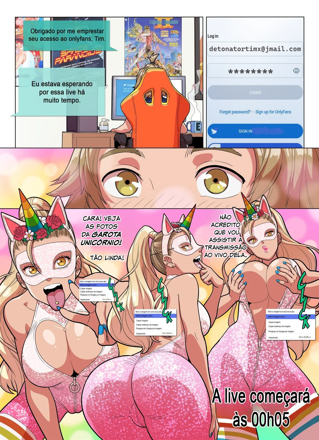 Virgem Procurando Pica – Em Hentai HQ Brasileiro