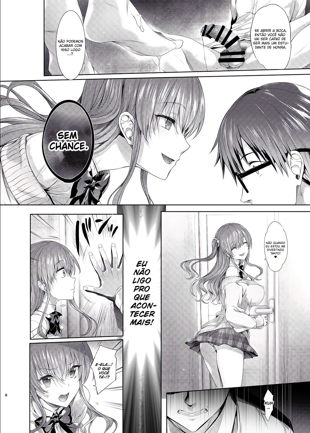 A Piranha da Mei Chantageou Satoshi no Vestiário – Hentai HQ Brasileiro