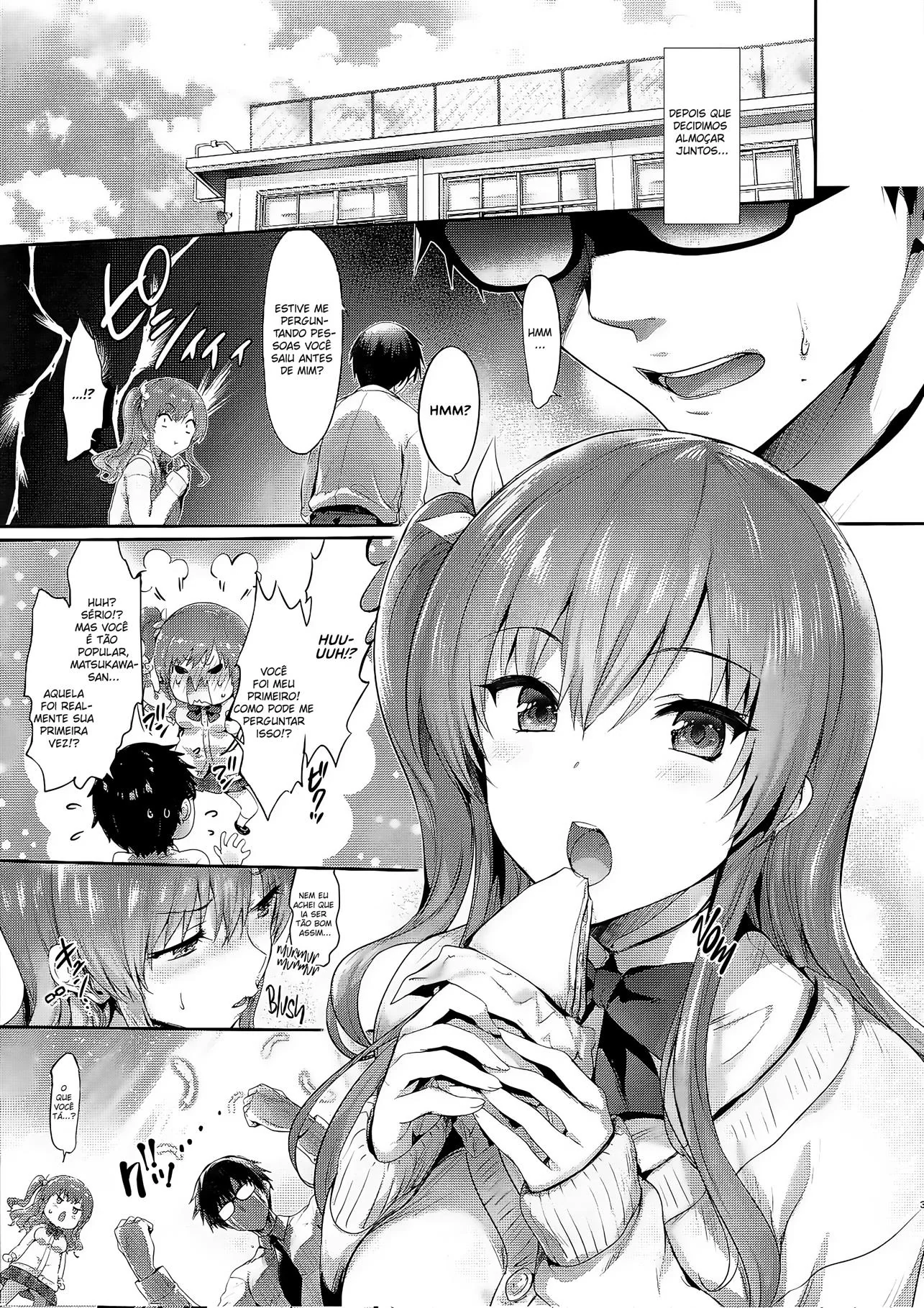 A Piranha da Mei Chantageou Satoshi no Vestiário – Hentai HQ Brasileiro