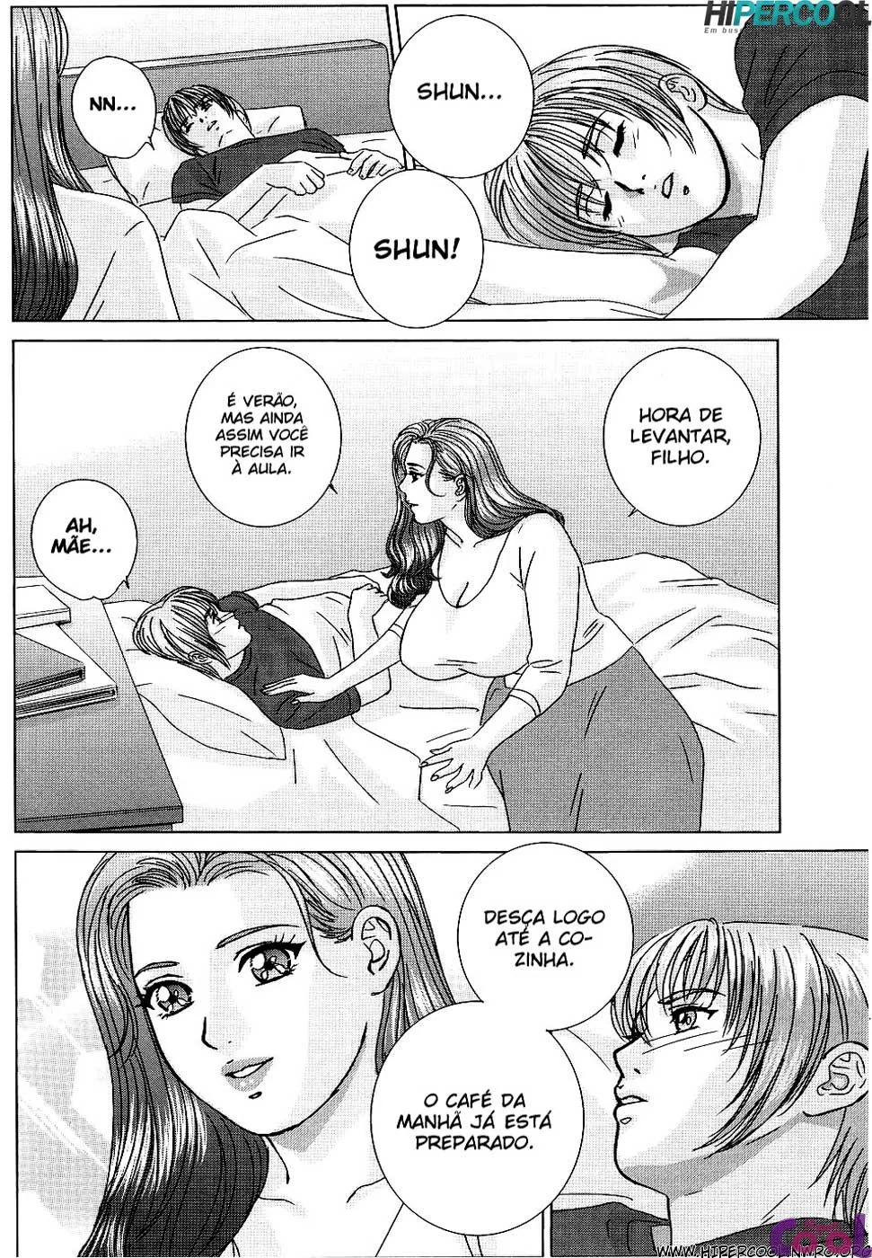 Desejos Obscenos: Shun e sua Mãe Piranha em Hentai HQ Brasileiro