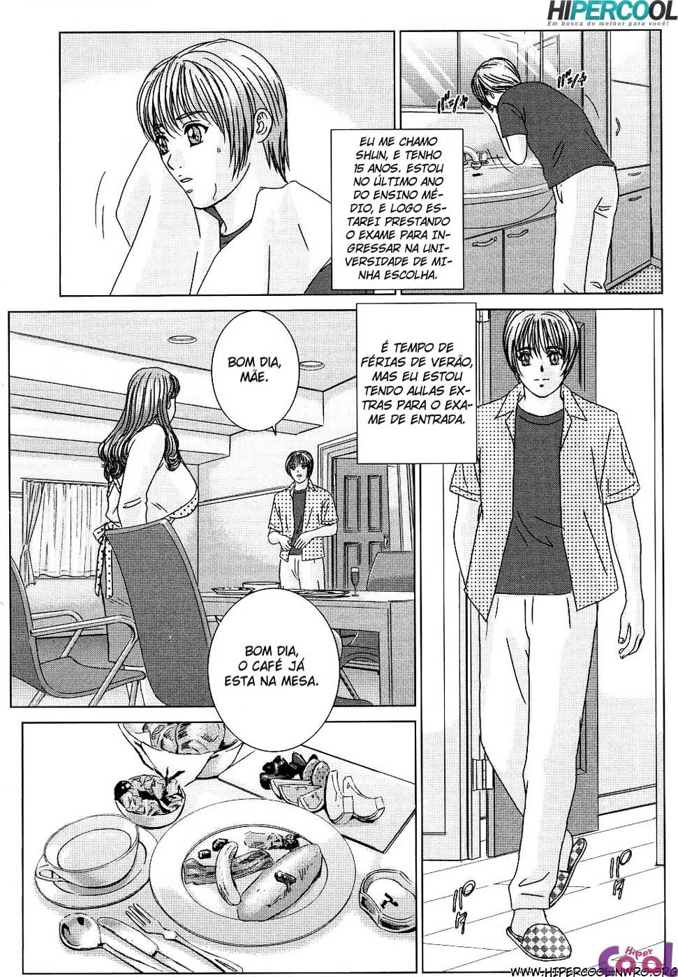 Desejos Obscenos: Shun e sua Mãe Piranha em Hentai HQ Brasileiro