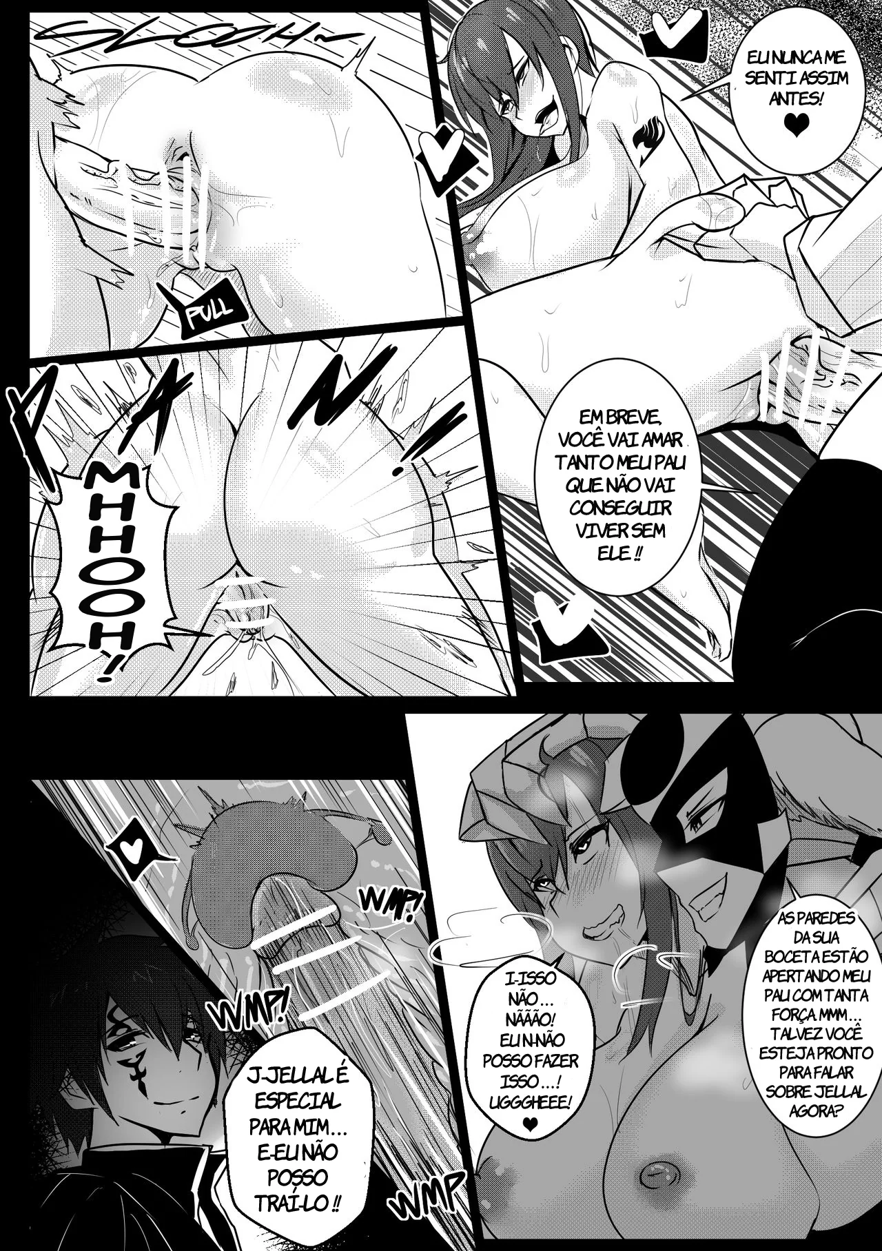 Fairy Tail Hentai: Erza Estrupada Por Uma Futanari – Confissões e Prazer em HQ Brasileira