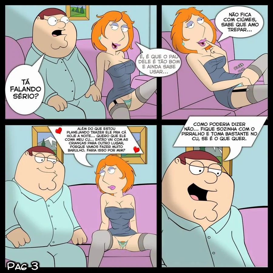 Family Guy Heanti – Milf Safada e o Garoto de Pau Gigante: Uma Surra de Prazer – Brincadeira de Gente Grande VL.3