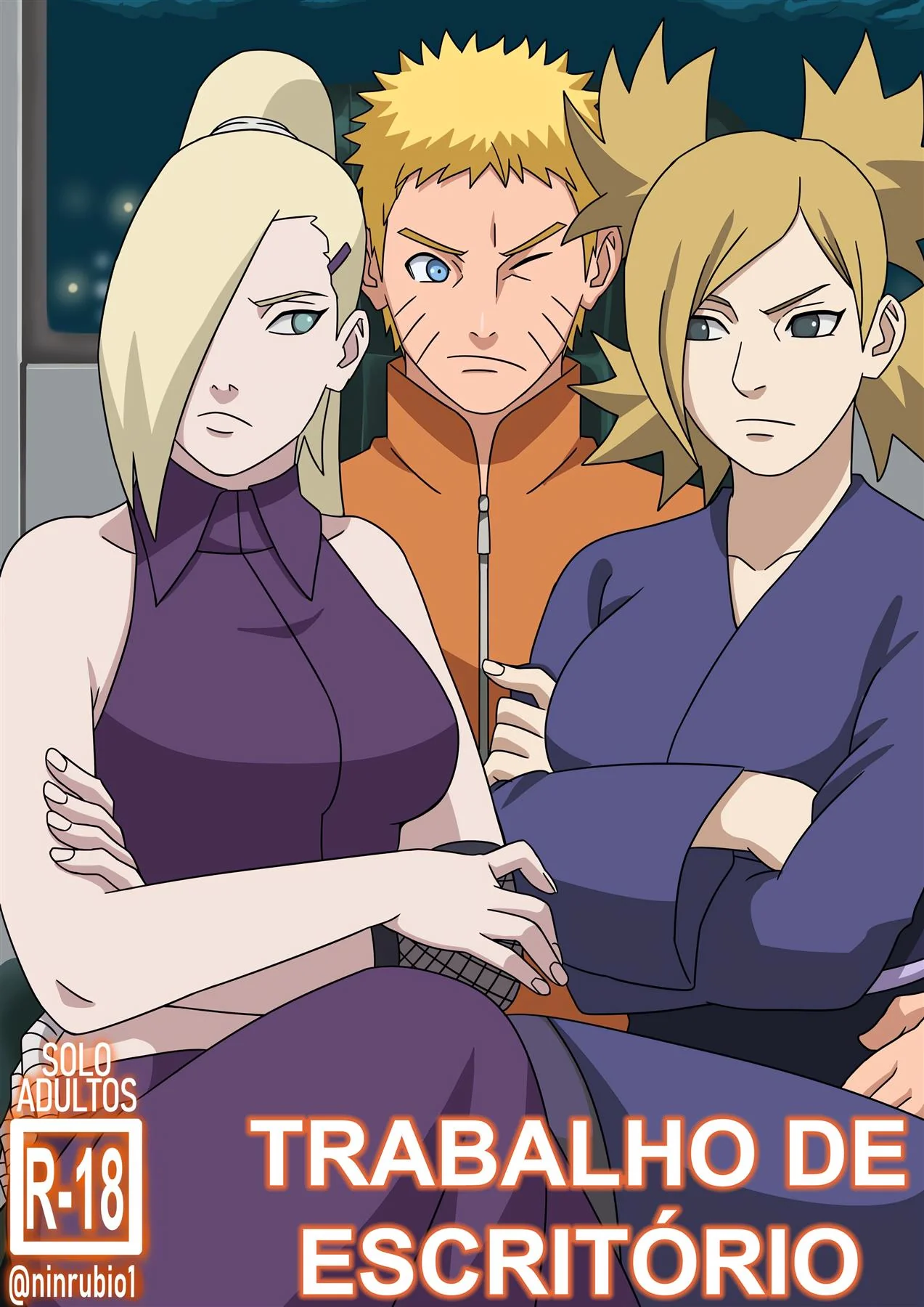 Naruto e Ino: Reunião de Segurança Acaba em Sexo