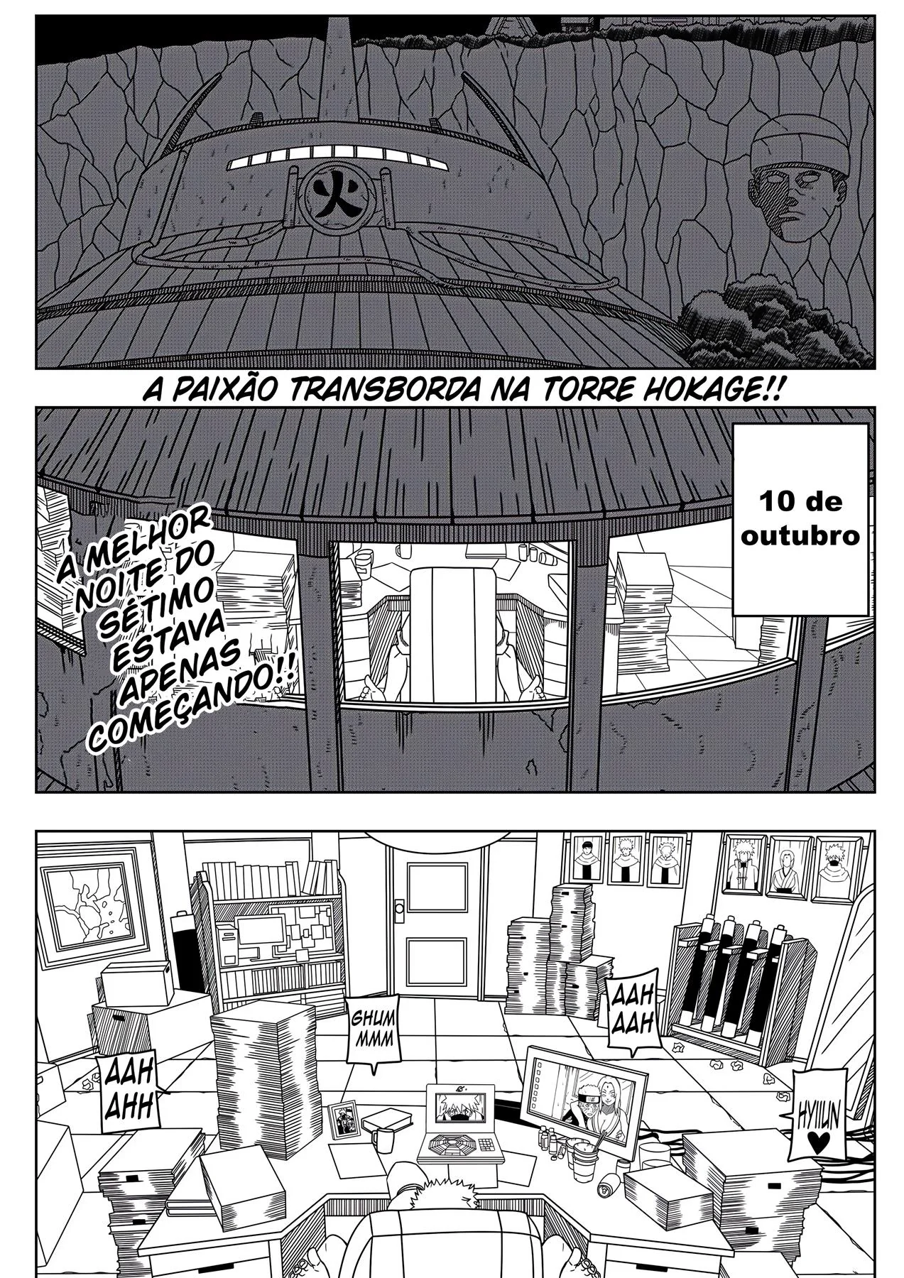Naruto e Ino: Reunião de Segurança Acaba em Sexo