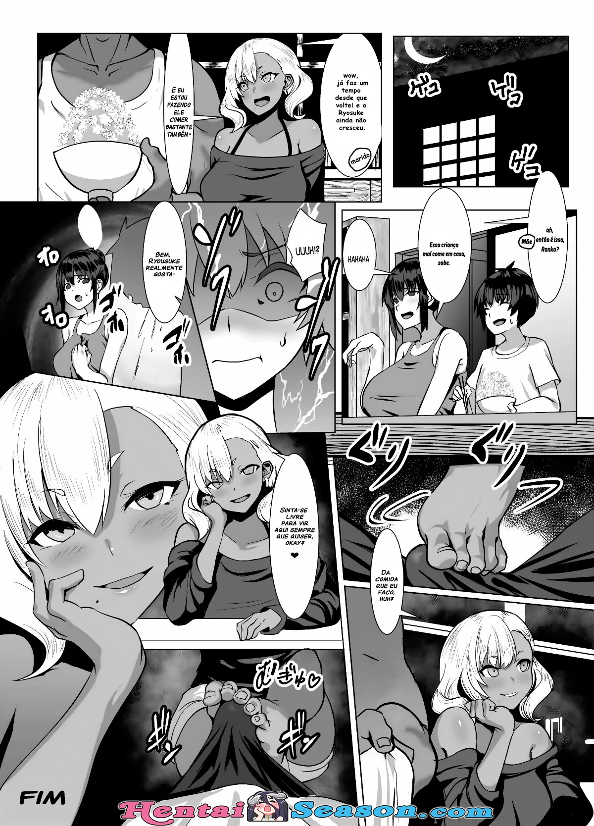 Vizinha Piranha Dando a buceta sem dó para o Muleque Sacana – HQ Brasileiro em Hentai
