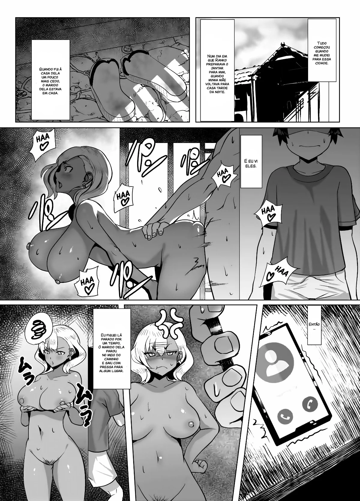 Vizinha Piranha Dando a buceta sem dó para o Muleque Sacana – HQ Brasileiro em Hentai