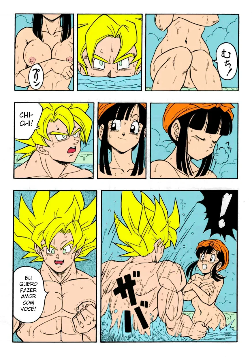 Goku hentia – fudendo a bucetinha da Chi chi