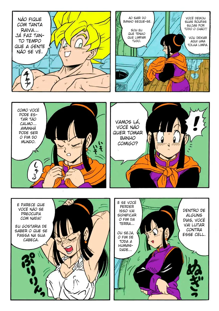 Goku hentia – fudendo a bucetinha da Chi chi