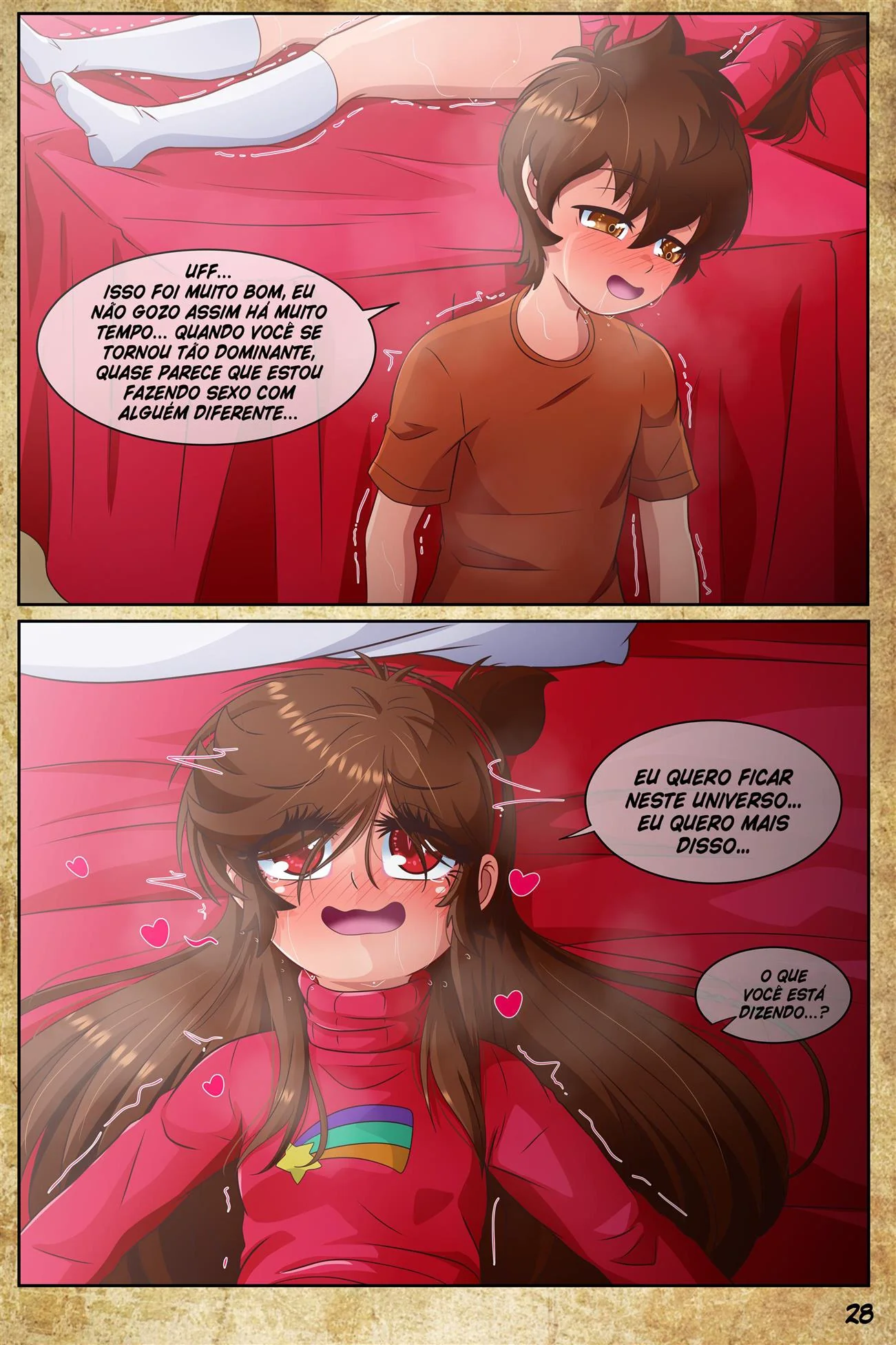 Incesto e Maldade: Mabel e Dipper em Gravity Fake Hentai HQ Brasileiro