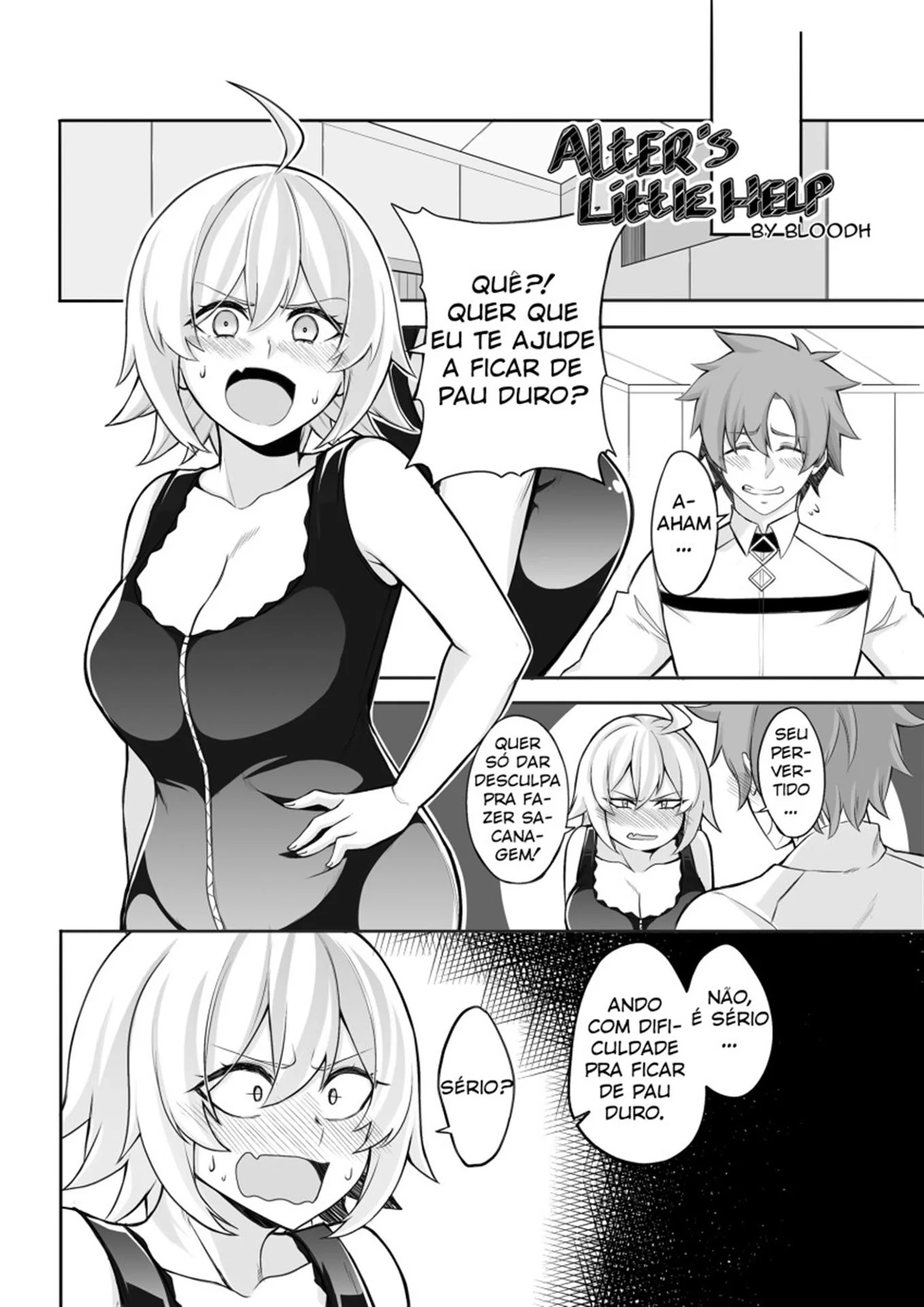 Fate Grand Order: Orgia com Piranhas Sedentas por Piroca em HQ Brasileiro