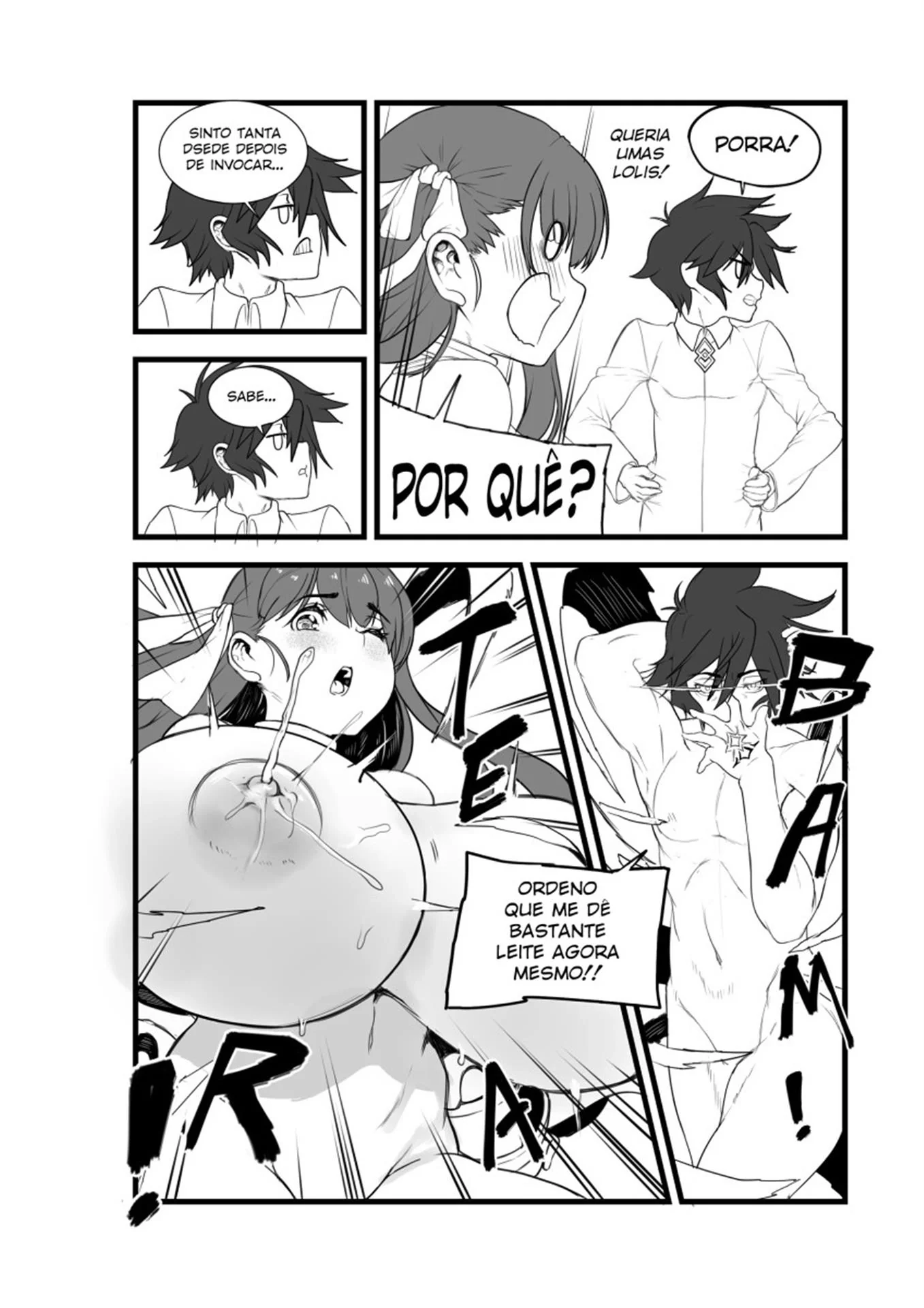 Fate Grand Order: Orgia com Piranhas Sedentas por Piroca em HQ Brasileiro