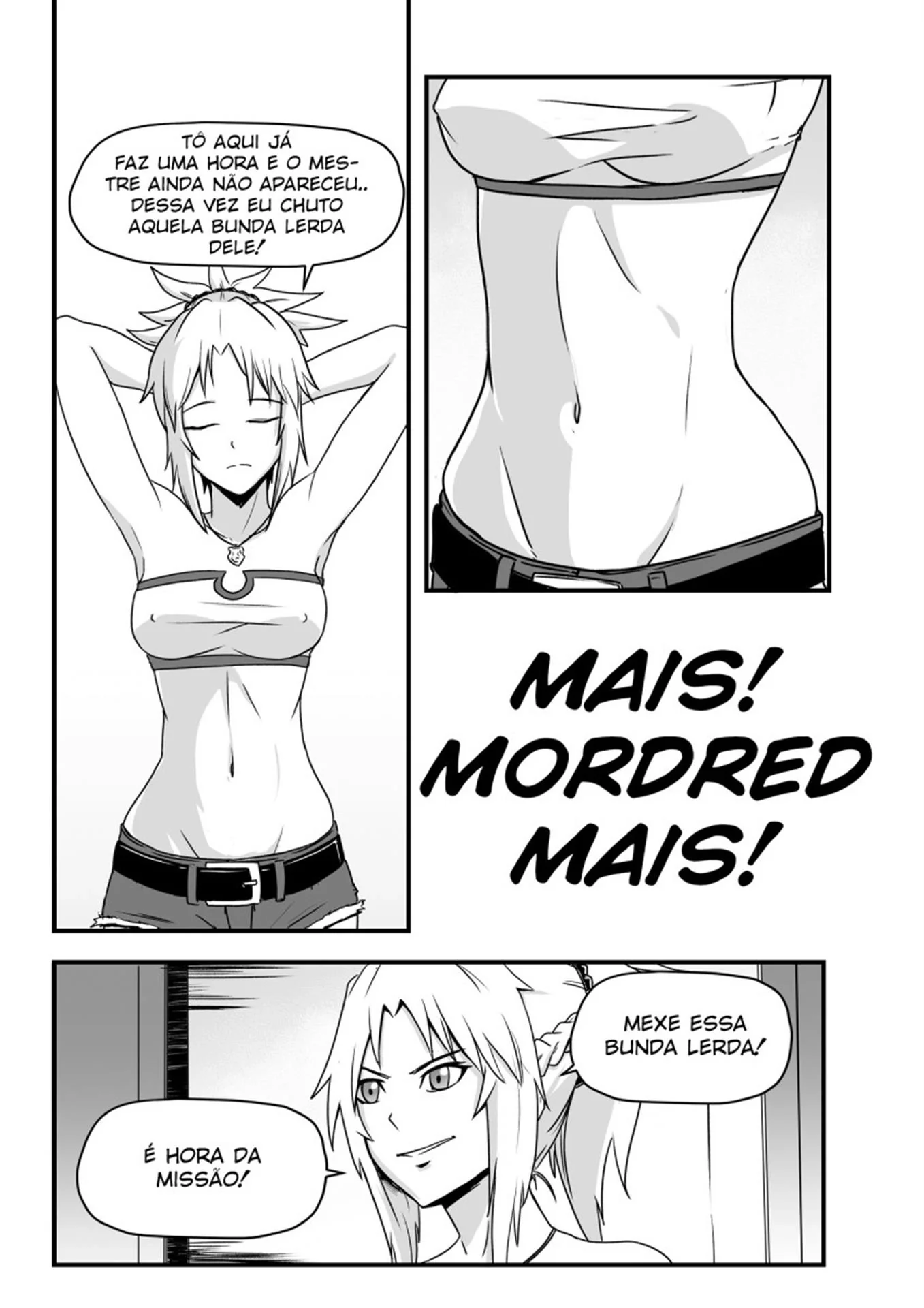 Fate Grand Order: Orgia com Piranhas Sedentas por Piroca em HQ Brasileiro