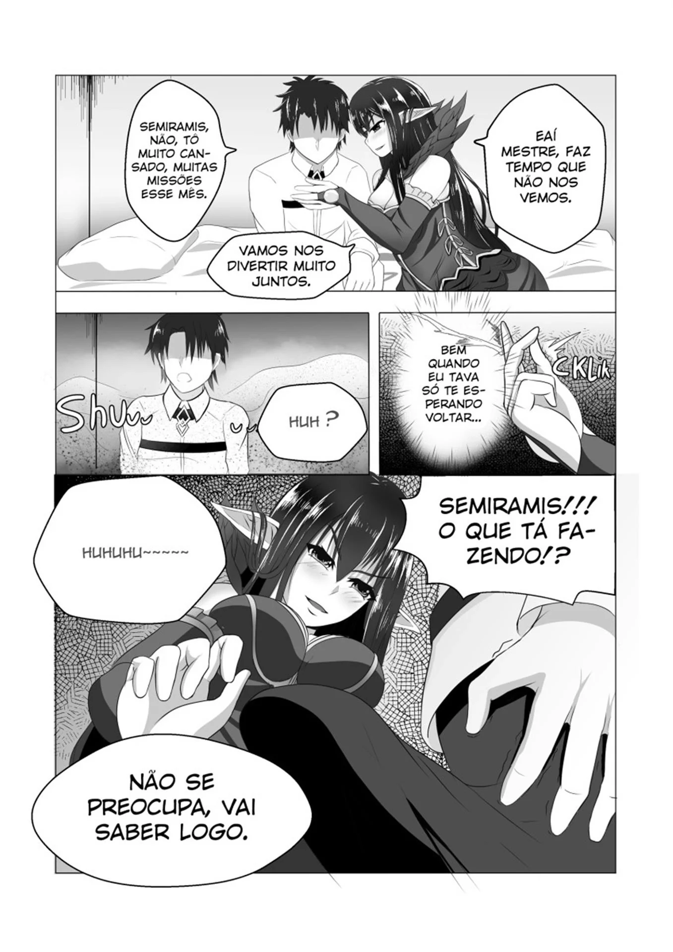 Fate Grand Order: Orgia com Piranhas Sedentas por Piroca em HQ Brasileiro