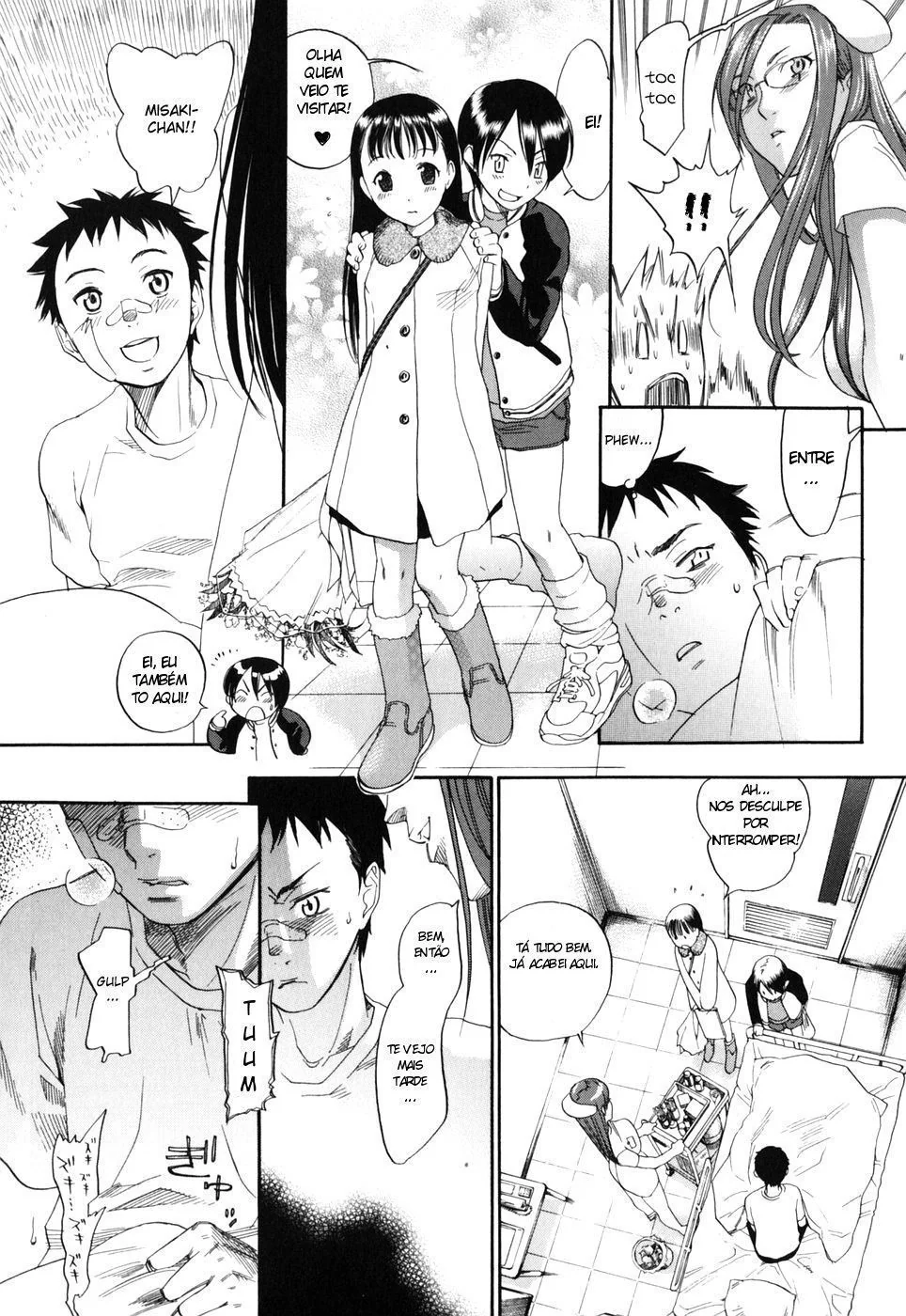 Enfermeira Peituda: A Piranha Ninfomaníaca que Cuida da Rola do Paciente Yuu em Hentai HQ Brasileiro