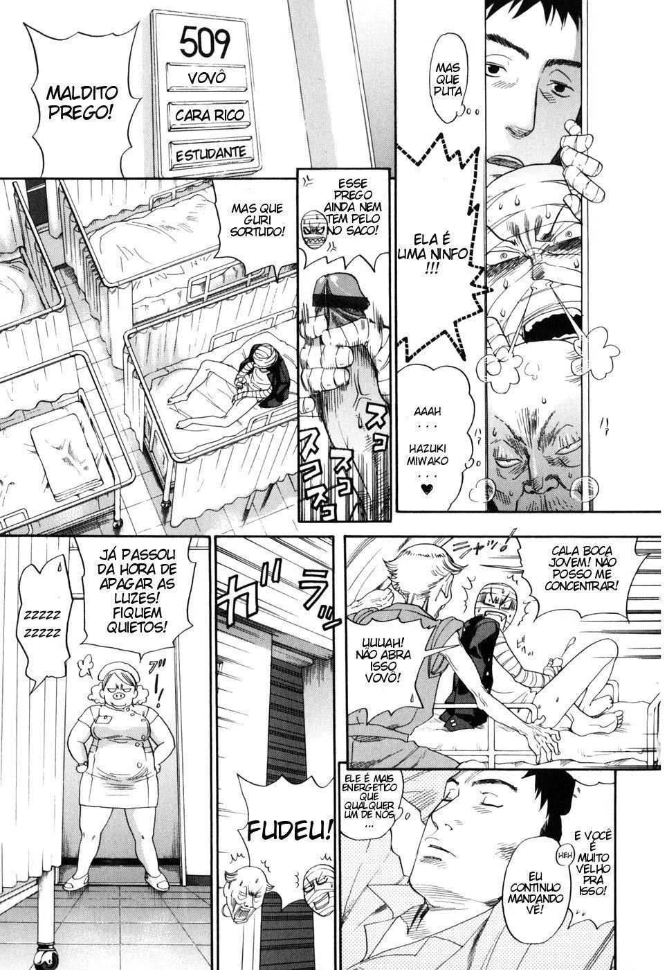 Enfermeira Peituda: A Piranha Ninfomaníaca que Cuida da Rola do Paciente Yuu em Hentai HQ Brasileiro