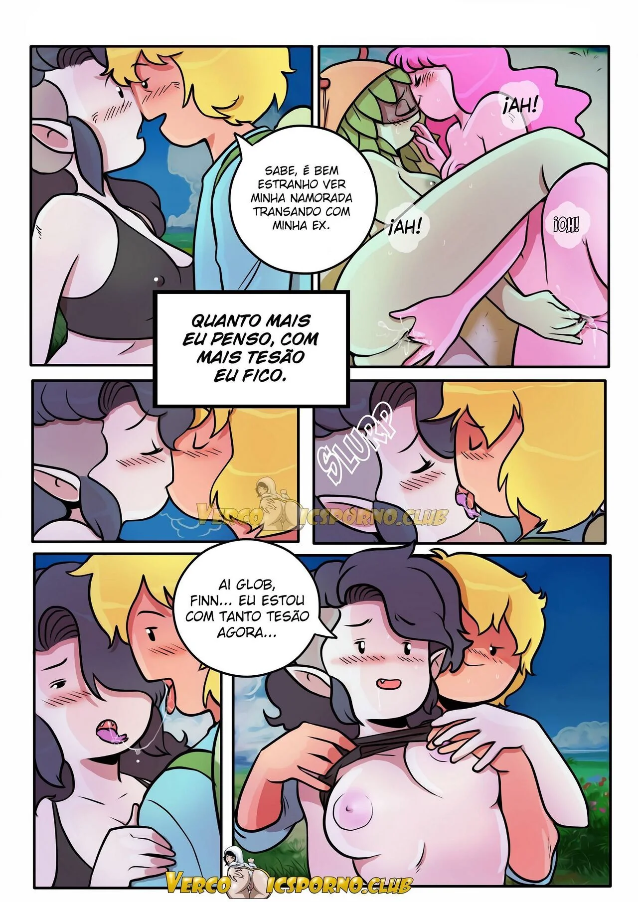 Aventura na Buceta: Finn Fodendo em HQ Brasileira de Hentai