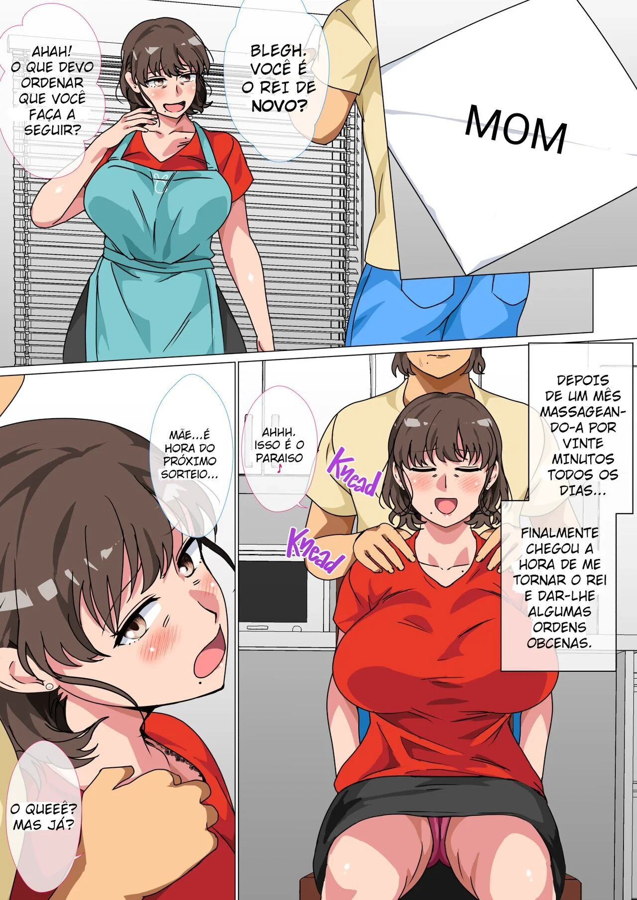 Incesto Hentai HQ de Mãe Transando Com o Filho