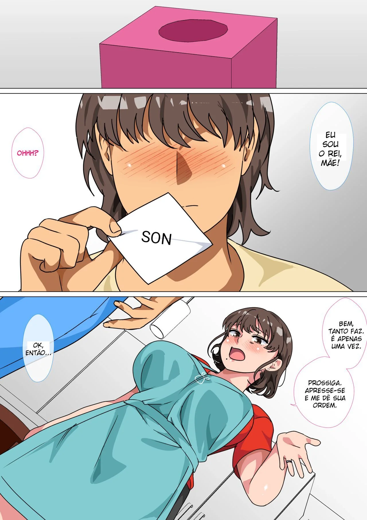 Incesto Hentai HQ de Mãe Transando Com o Filho