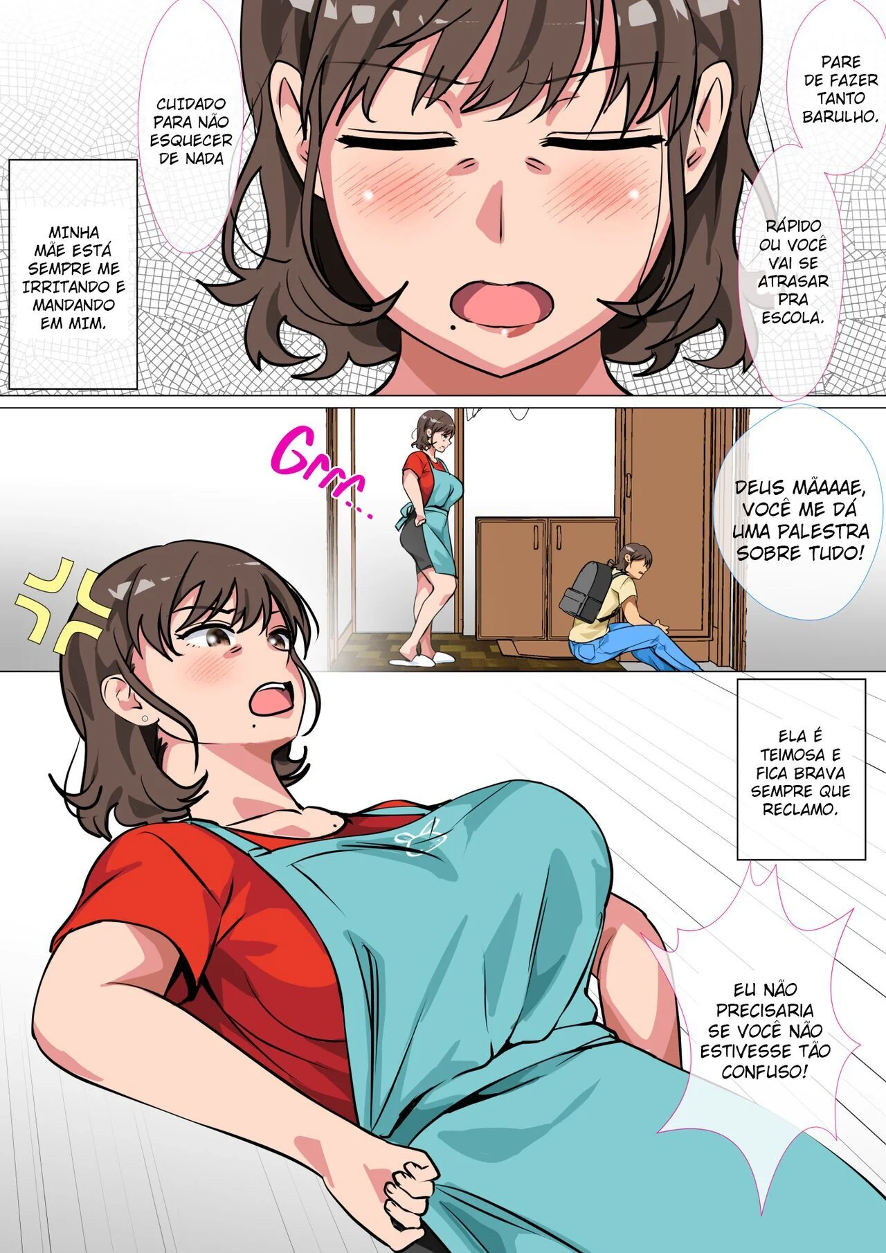 Incesto Hentai HQ de Mãe Transando Com o Filho