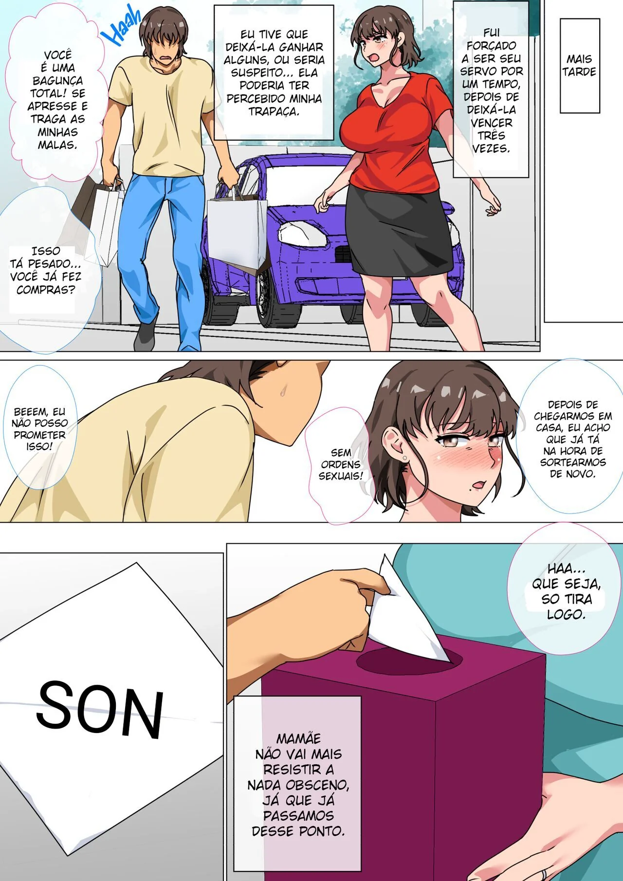 Incesto Hentai HQ de Mãe Transando Com o Filho