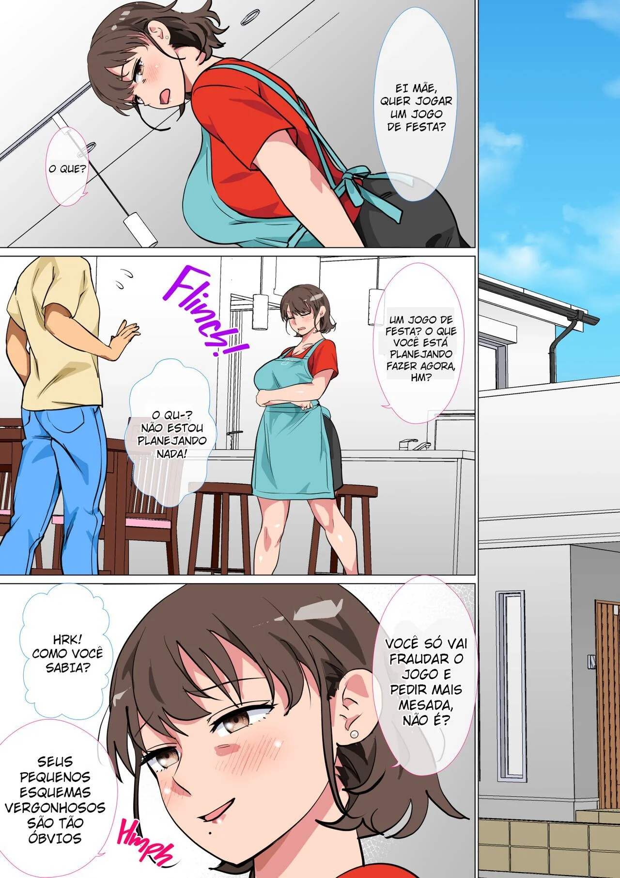 Incesto Hentai HQ de Mãe Transando Com o Filho