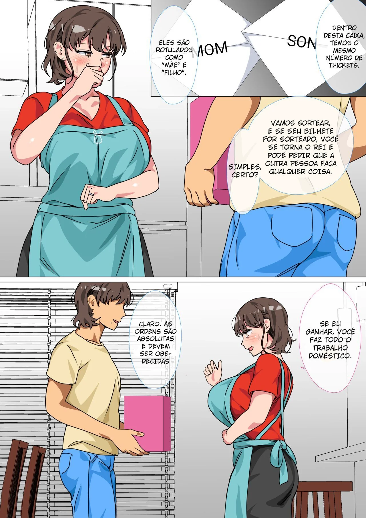 Incesto Hentai HQ de Mãe Transando Com o Filho