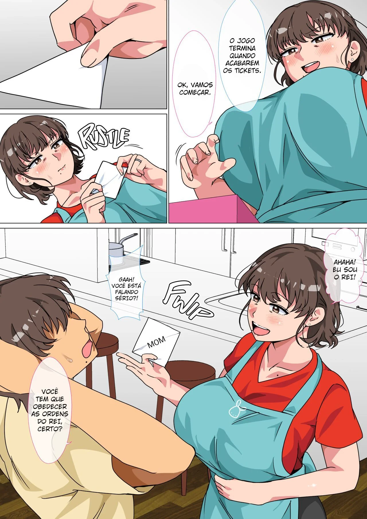 Incesto Hentai HQ de Mãe Transando Com o Filho
