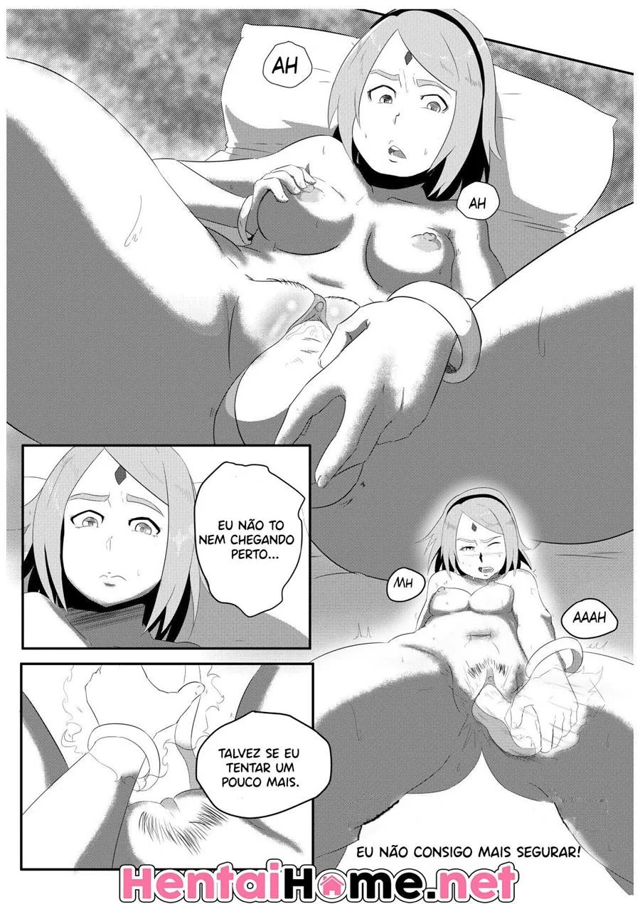 Ino e Sakura fazem sexo lésbico