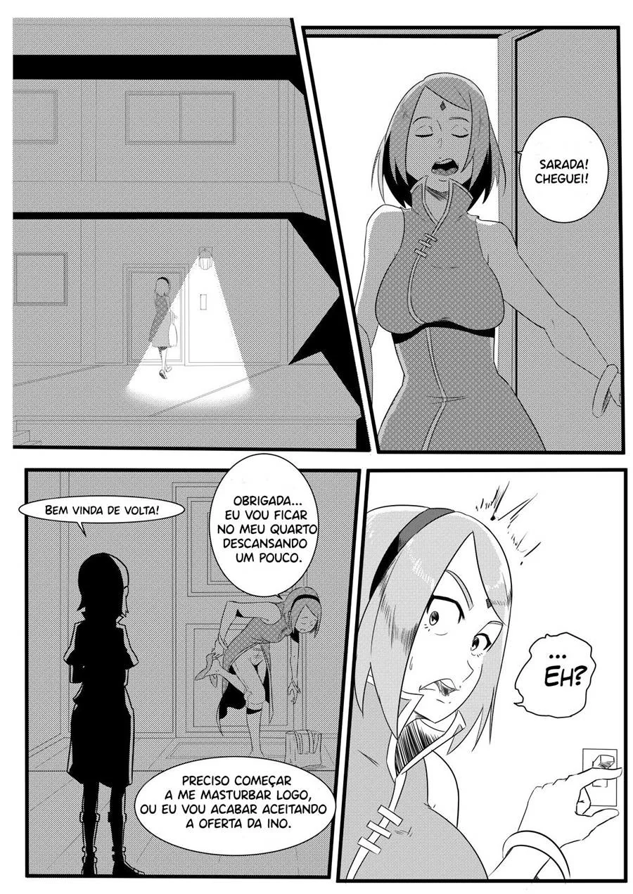 Ino e Sakura fazem sexo lésbico