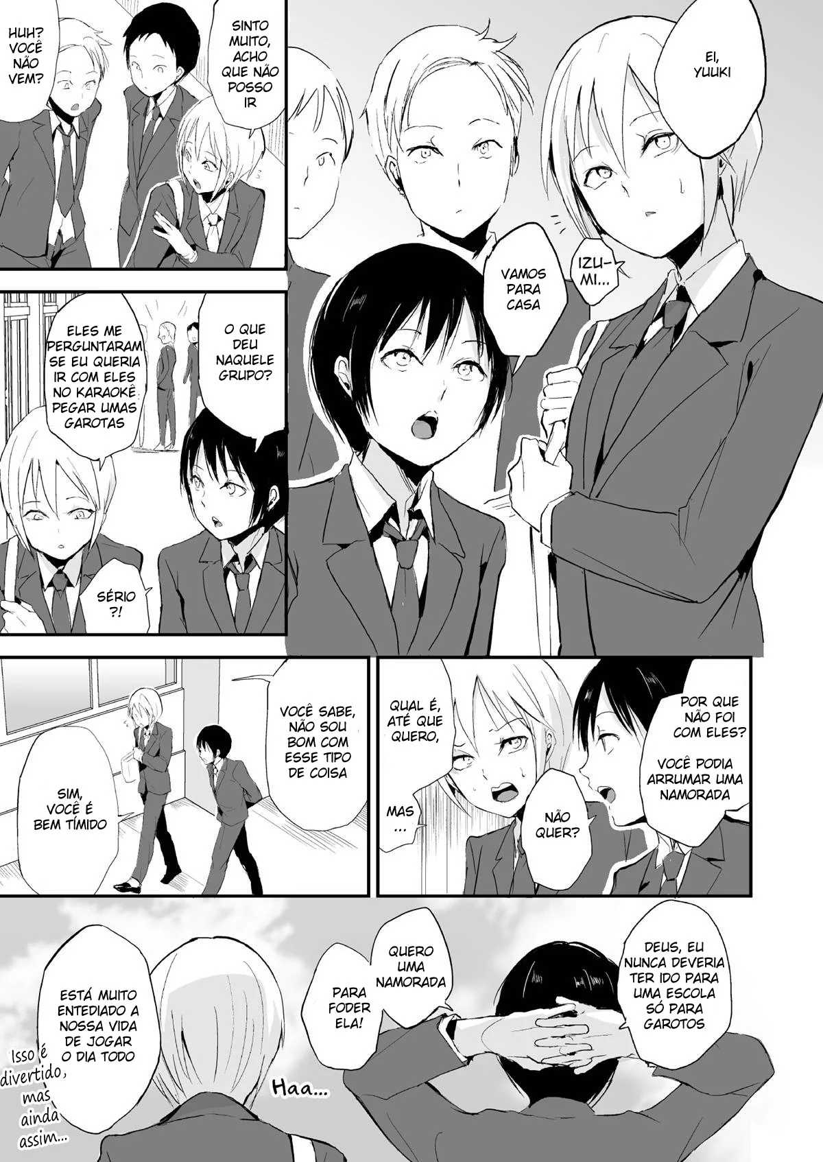Izumi-kun e Yuki-kun Hentai completo
