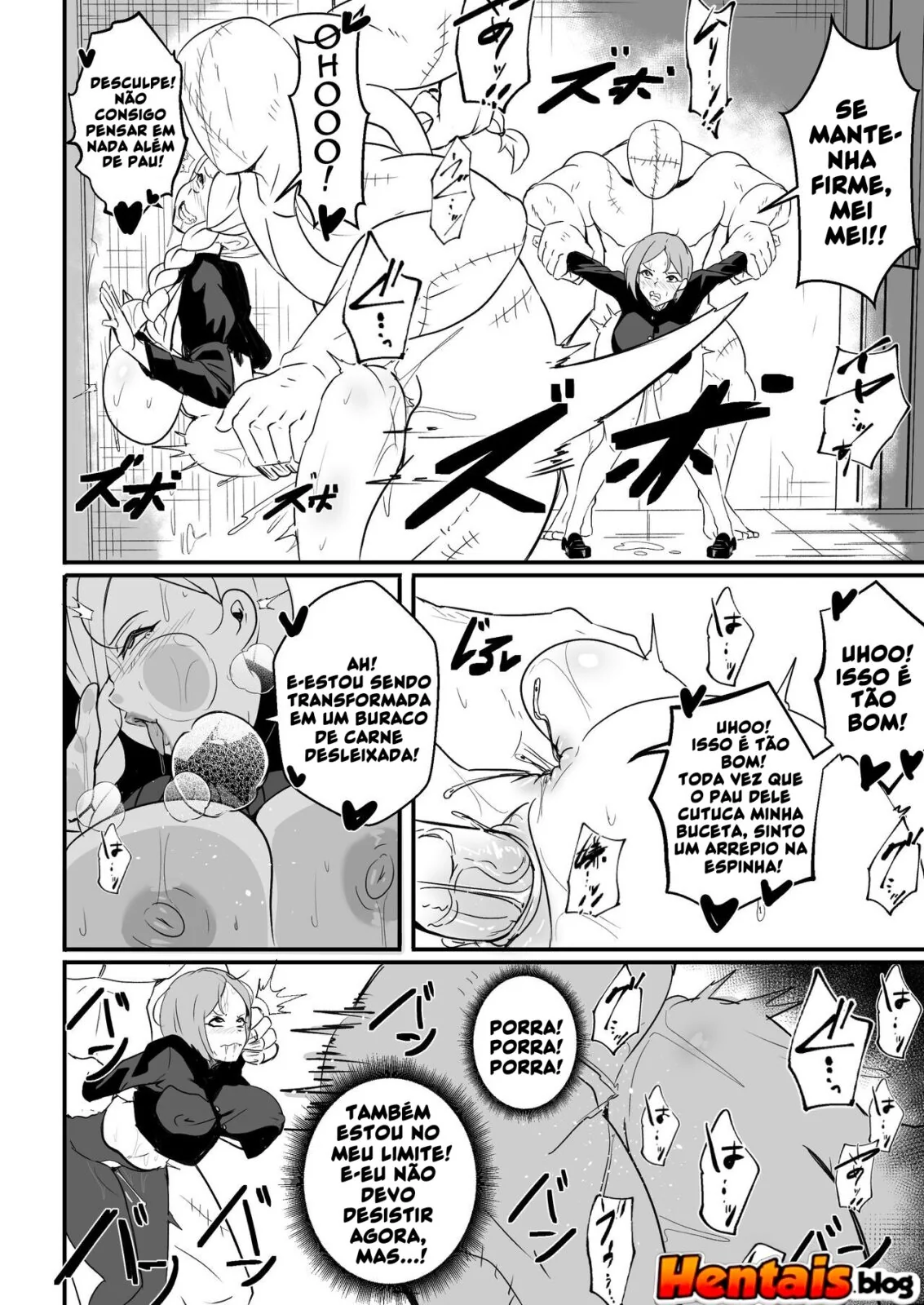Jujutsu Kaisen O Abuso das Feiticeiras: Nobara e Mei Mei